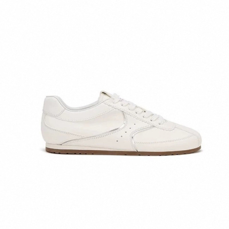 Women's Retro Ballet Training Round Toe Flat Sneakers