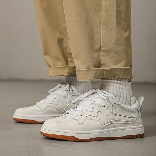 Men's Innovative Fashion Platform White Style Sneakers