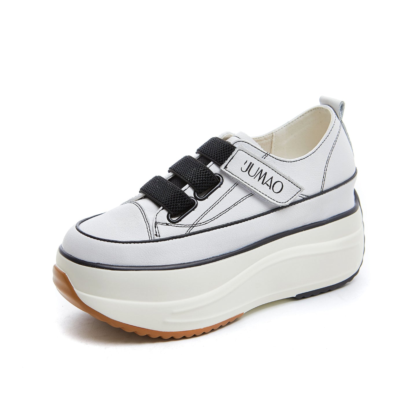 Women's Pumps Height Increasing Classic Velcro Thin Sneakers