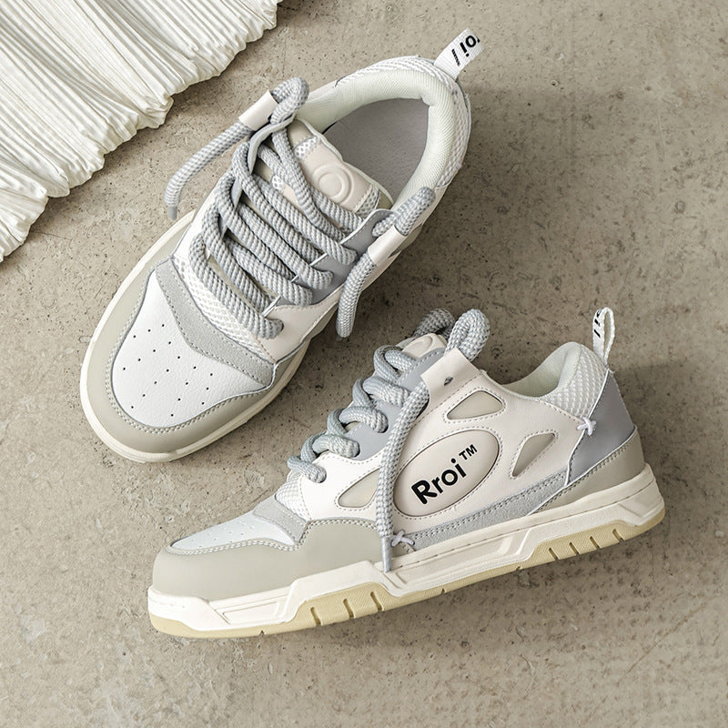 Men's Couple Platform Bread Autumn Breathable American Sneakers