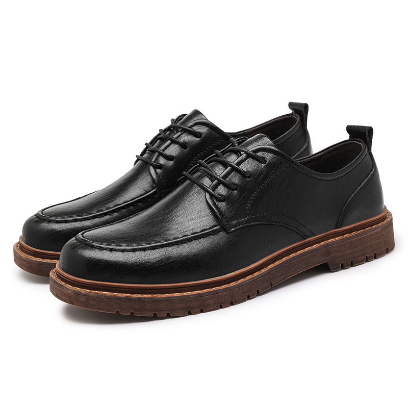 Men's Winter Fashion Business Shirt British Tooling Men's Shoes