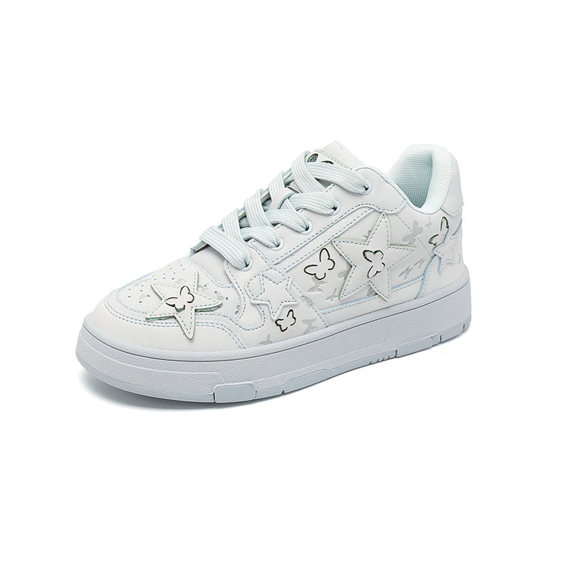 Women's & Men's Star Pattern Lovers National Dynasty Classic Casual Shoes