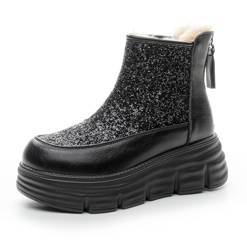 Waterproof Female Winter Veet Warm Cotton Snow Boots