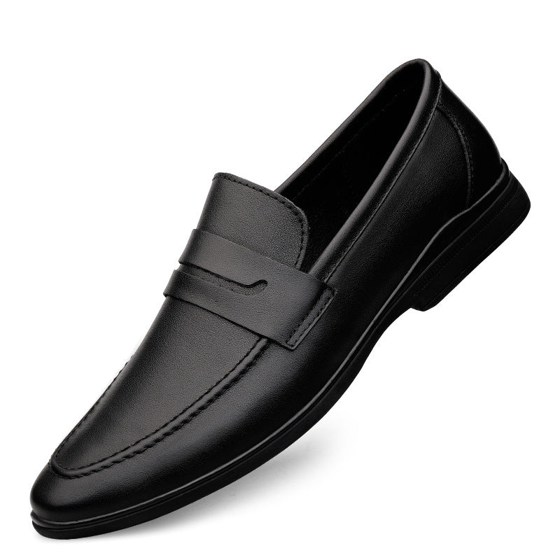 Men's Layer Plus Size Breathable Business Formal Leather Shoes