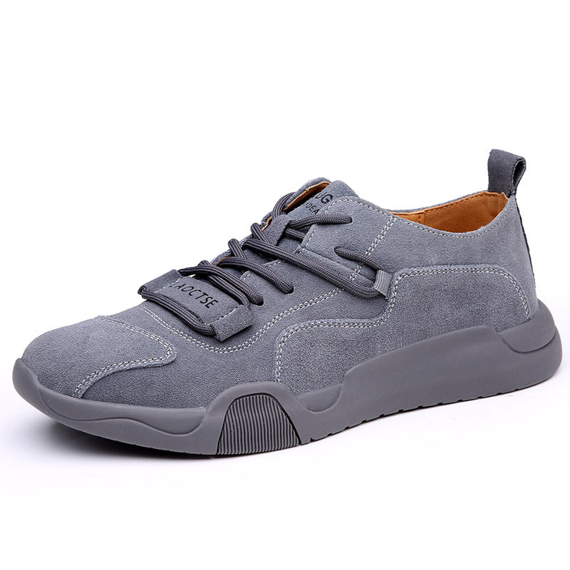 Men's Fashion Suede Cowhide Sports Korean British Casual Shoes