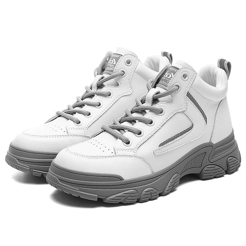 Women's Round Toe Autumn Comfortable Platform Retro Casual Shoes
