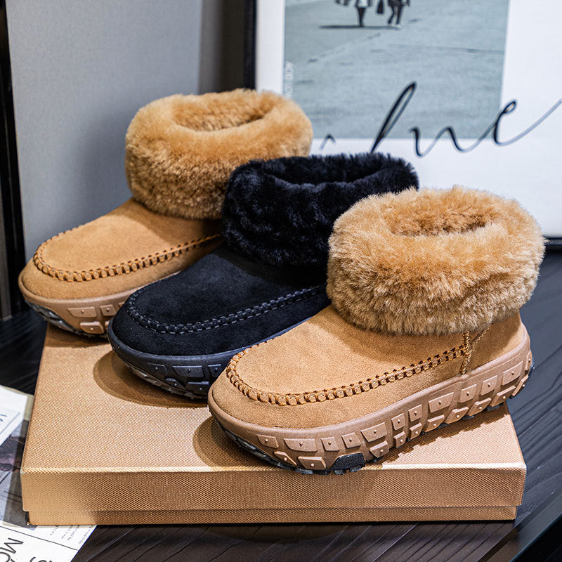 Women's Sole Genuine Elevator For Winter Portable Snow Boots