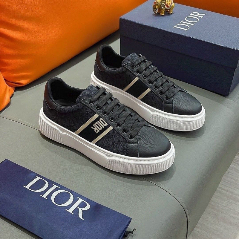 Men's Classic Sports Board Trendy Genuine Sneakers