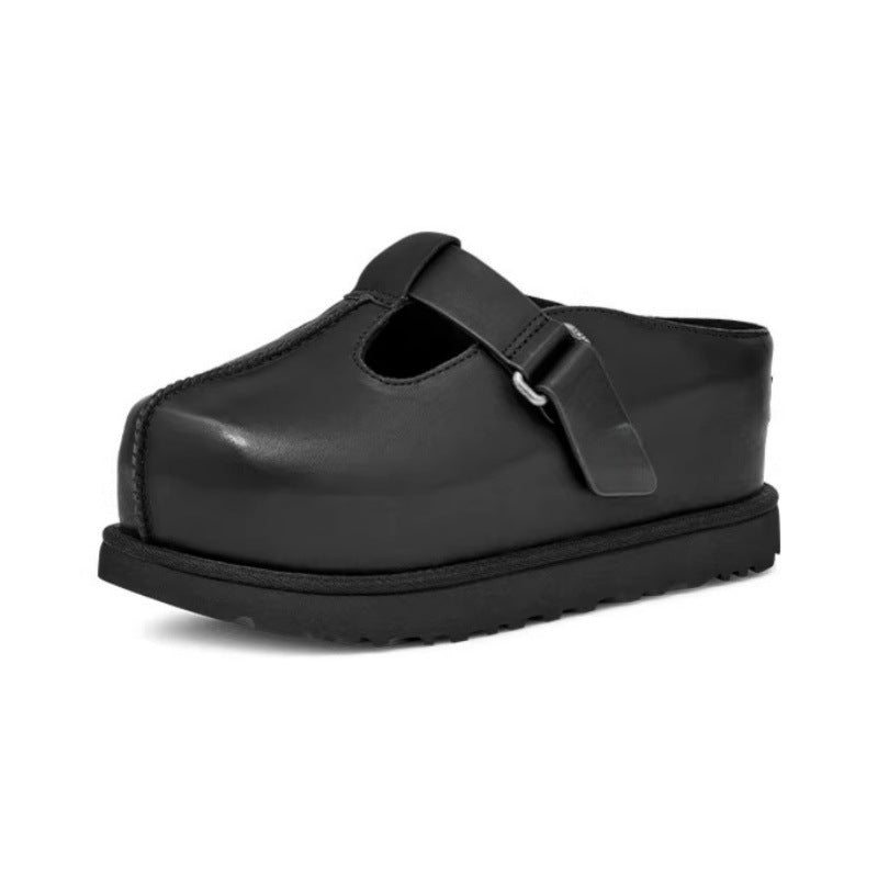 Women's Slip-on Platform Increased Toe Cap Outer Slippers