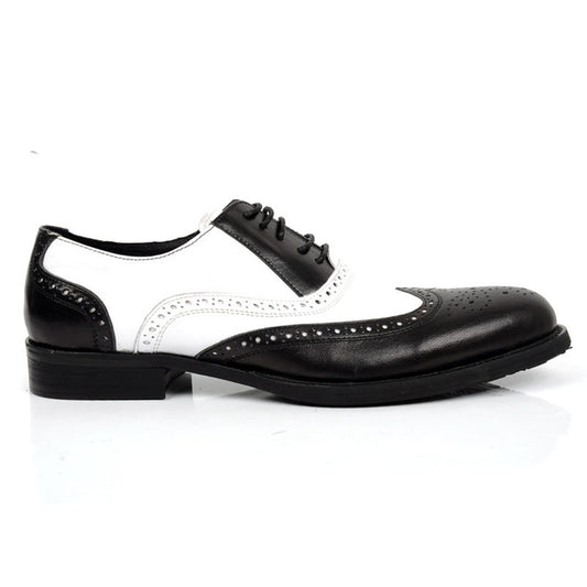 Men's British Korean Carved Business Formal Cowhide Sneakers