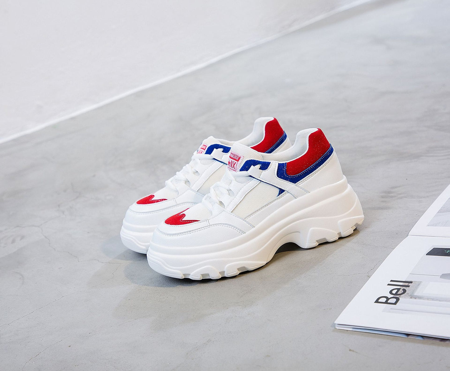 Women's Style Clunky Summer Platform Running Small Casual Shoes