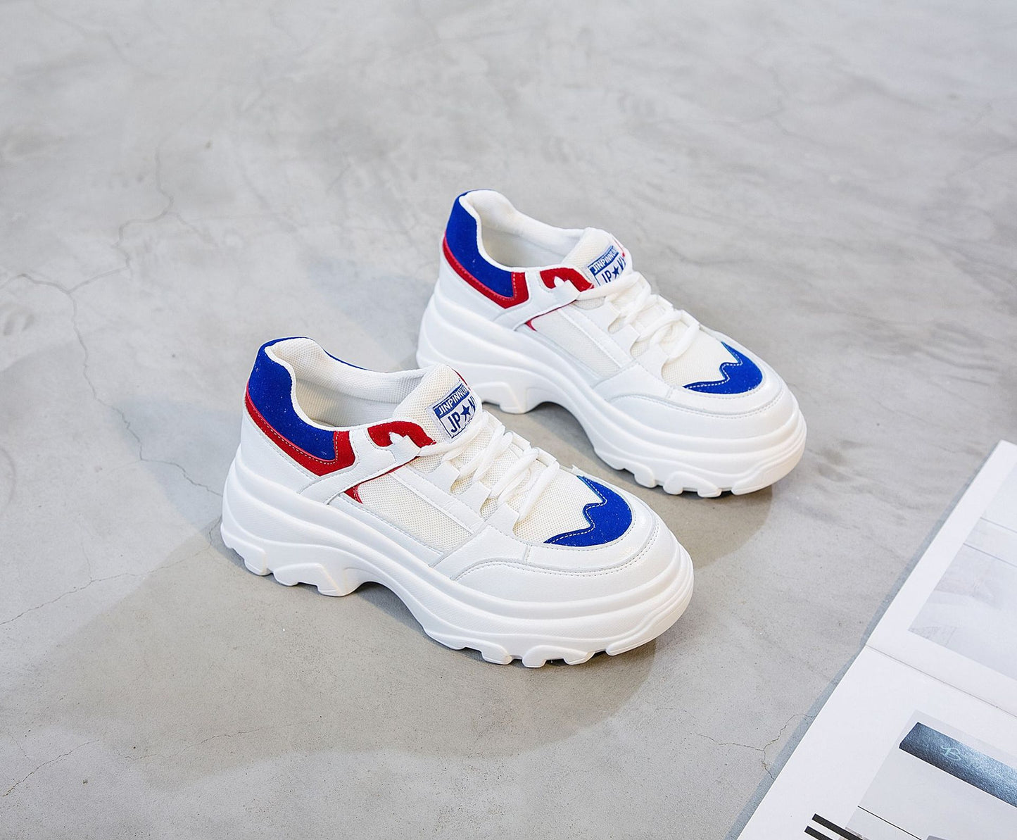 Women's Style Clunky Summer Platform Running Small Casual Shoes