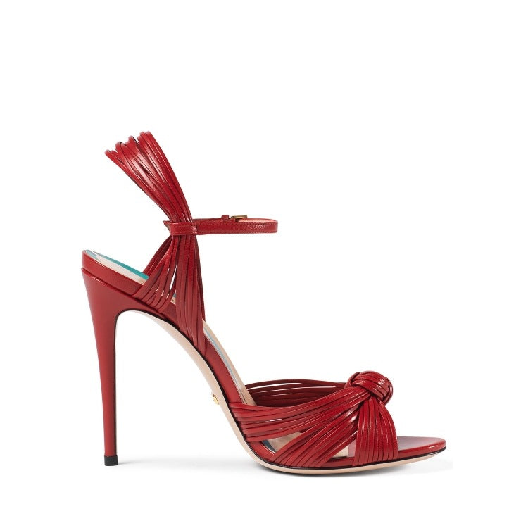 Women's Summer Thin Strap Woven Peep Toe High Heeled Sandals