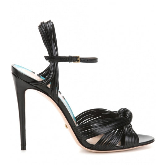 Women's Summer Thin Strap Woven Peep Toe High Heeled Sandals