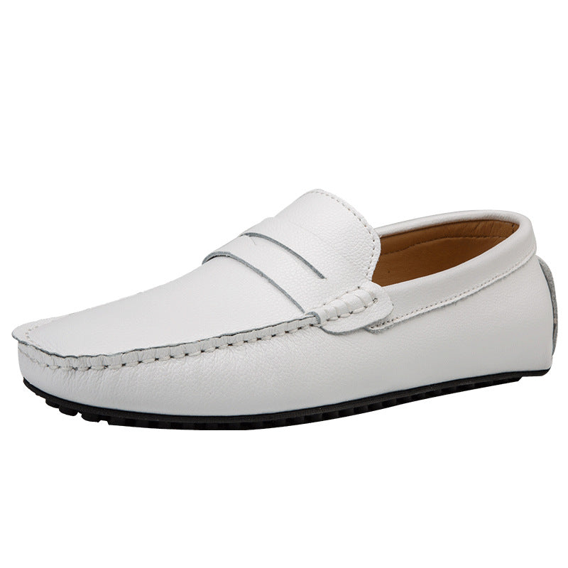 Men's Spring Korean Style One Pedal British Breathable Tassel Men's Shoes