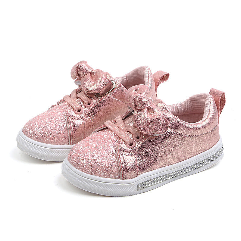 Children's Pretty Classic Unique Fashion Bow Kid's Sneakers