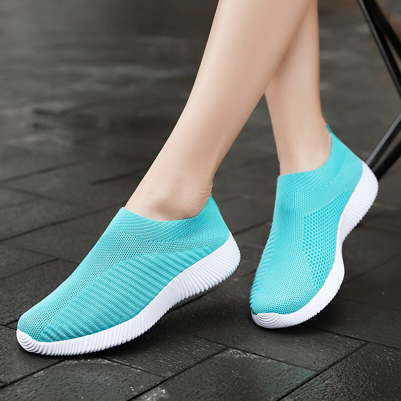 Women's & Men's Model Stretch Sock Flat Sports Lightweight Casual Shoes