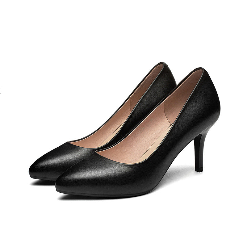 Women's Spring High Authentic Business Shallow Mouth Women's Shoes