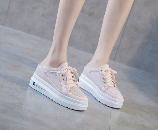 Women's Half Height Increasing Insole Large Size Slippers