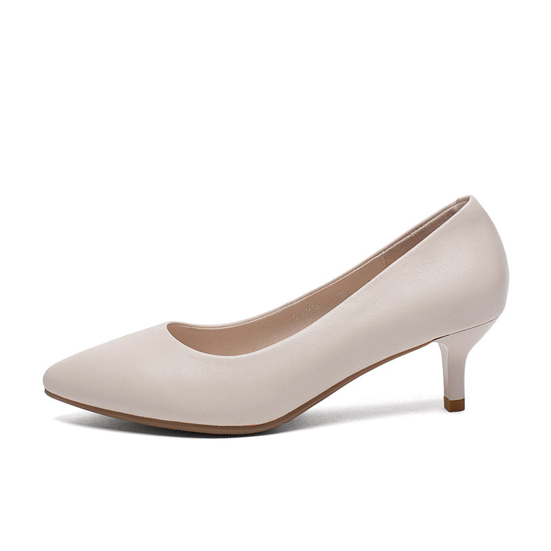 Women's Spring High Authentic Business Shallow Mouth Women's Shoes