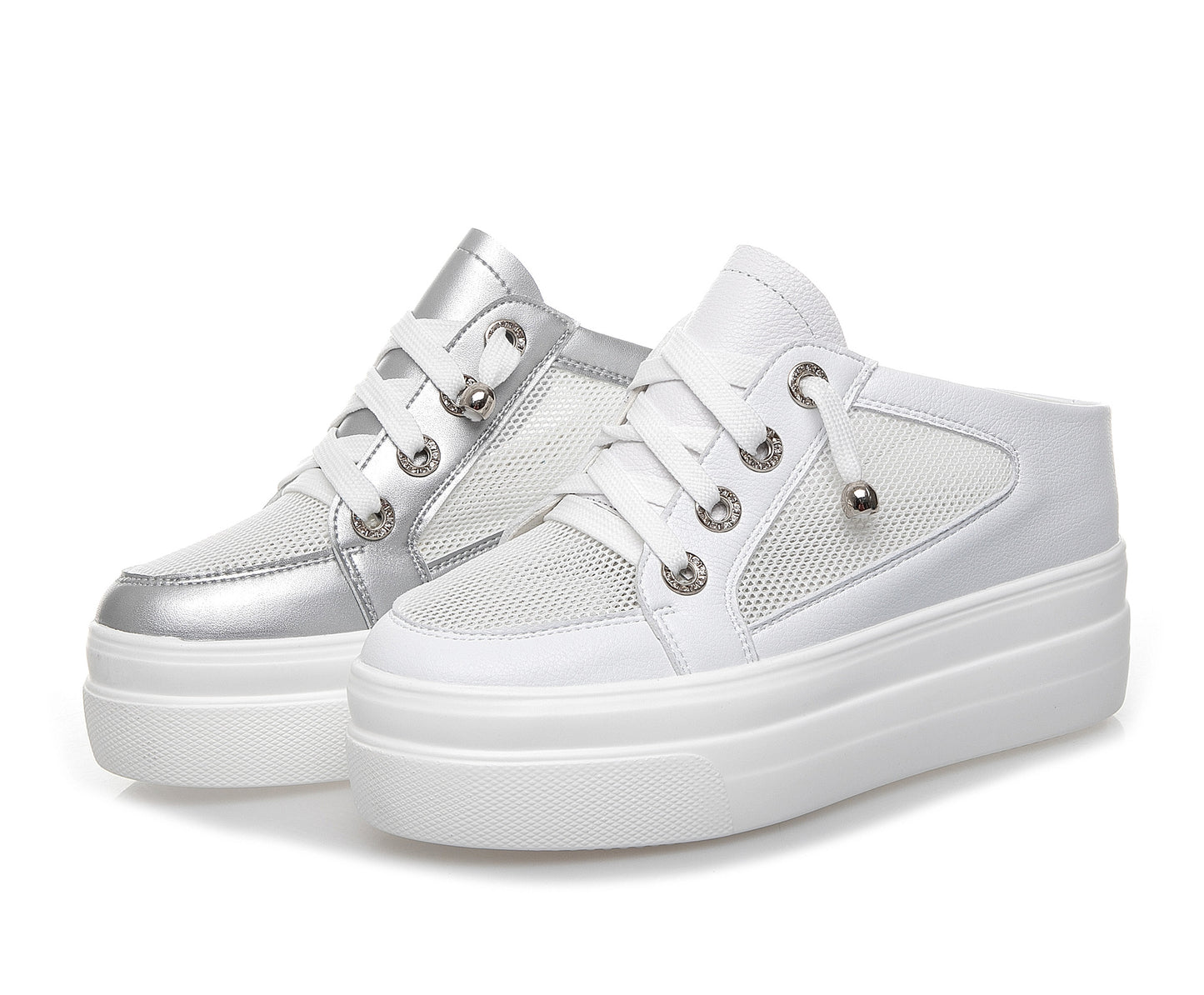 Women's Half Height Increasing Insole Large Size Women's Casual Shoes