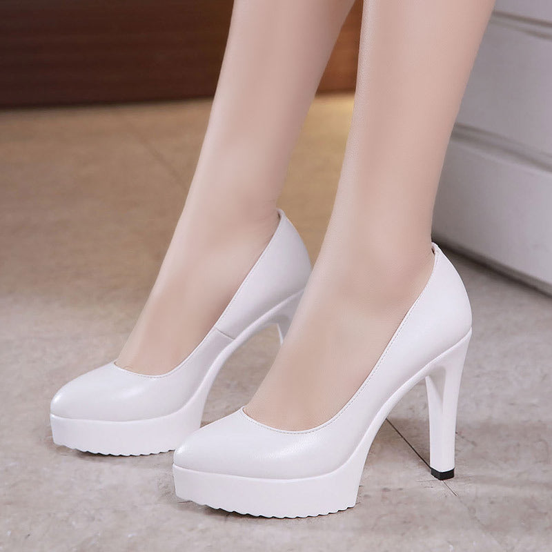 Women's Stiletto Low-cut Cheongsam Model Catwalk Show Women's Shoes