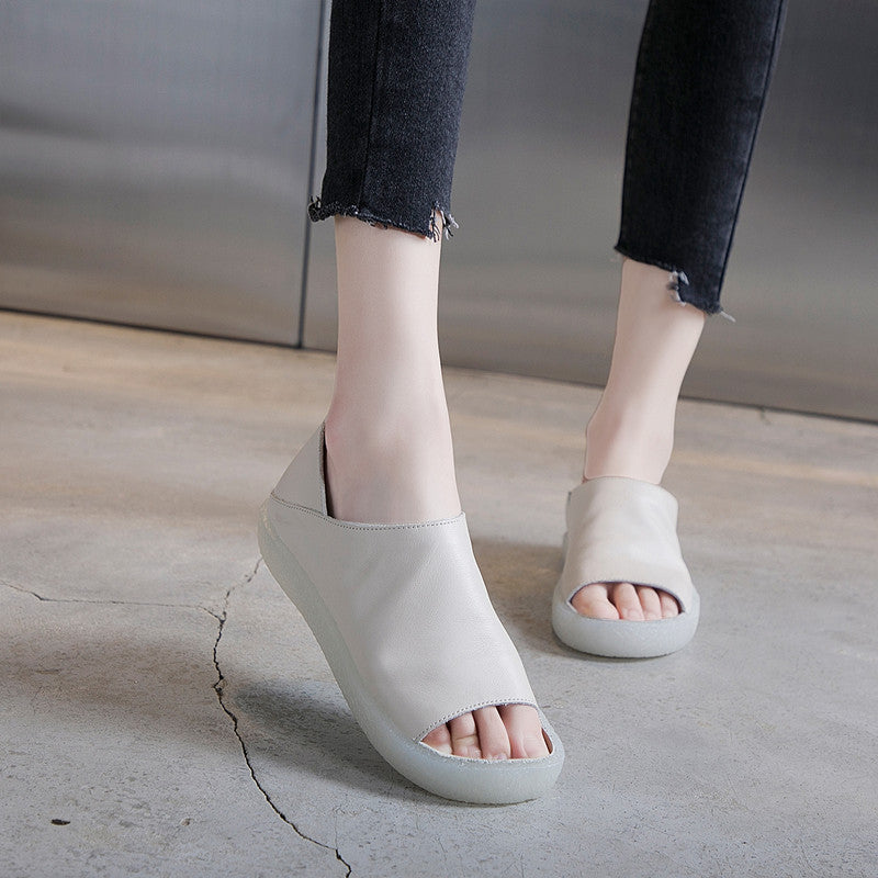 Women's Two-way Wear Travel Korean Comfortable Soft Bottom Sandals