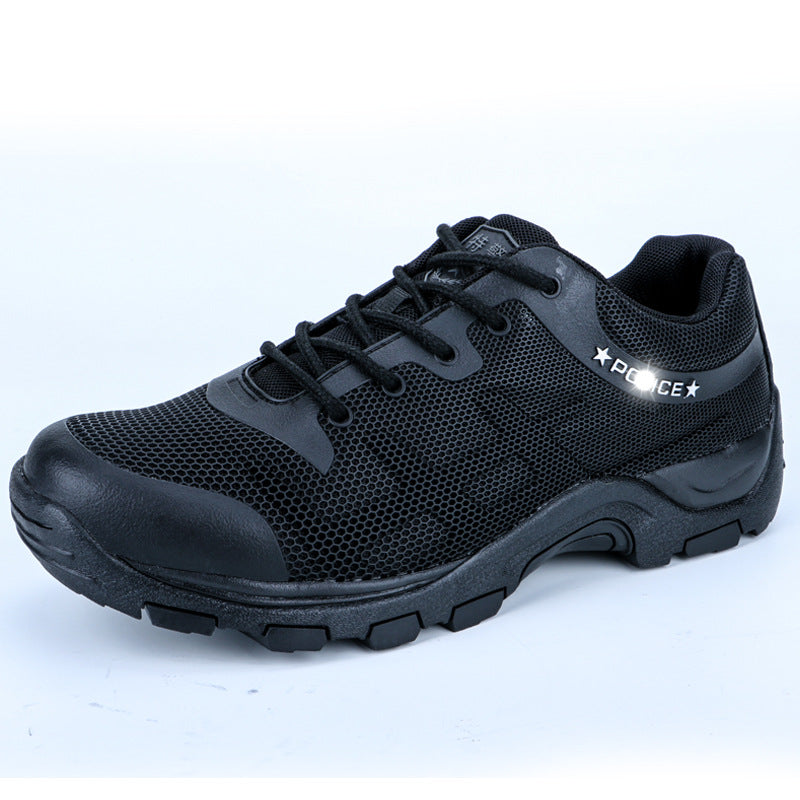 Women's & Men's Black Breathable Training Summer Mesh Hiking Casual Shoes