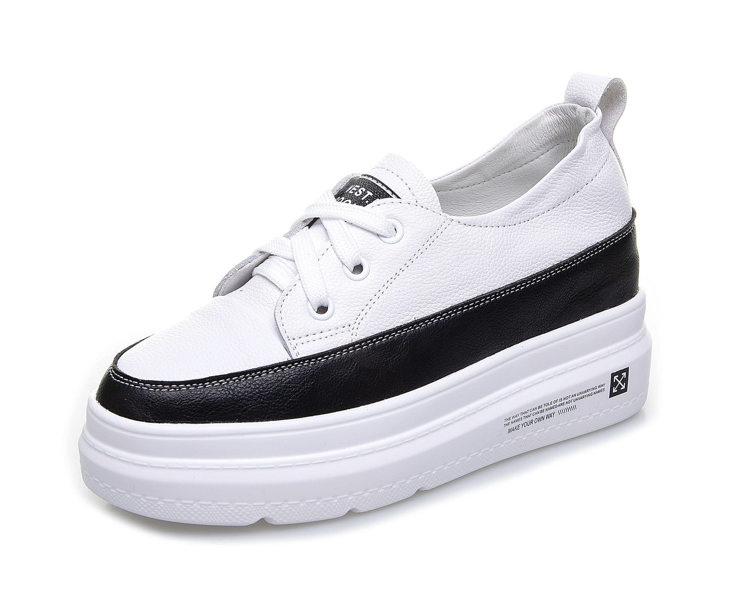 Women's Low-cut Hidden White Spring Korean Style Versatile Slip-on Muffin Platform Women's Casual Shoes