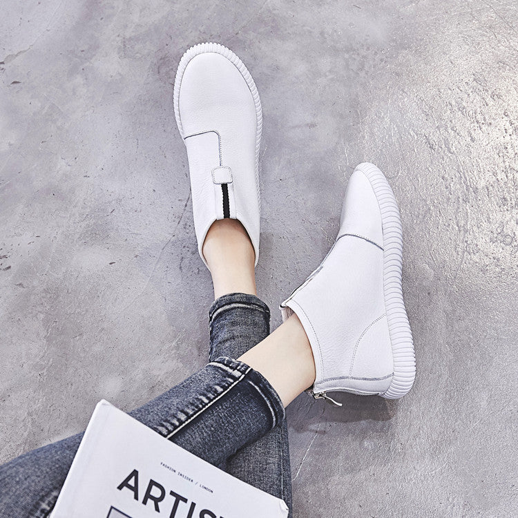 Women's Street Shot Autumn Short Flat Authentic Casual Shoes