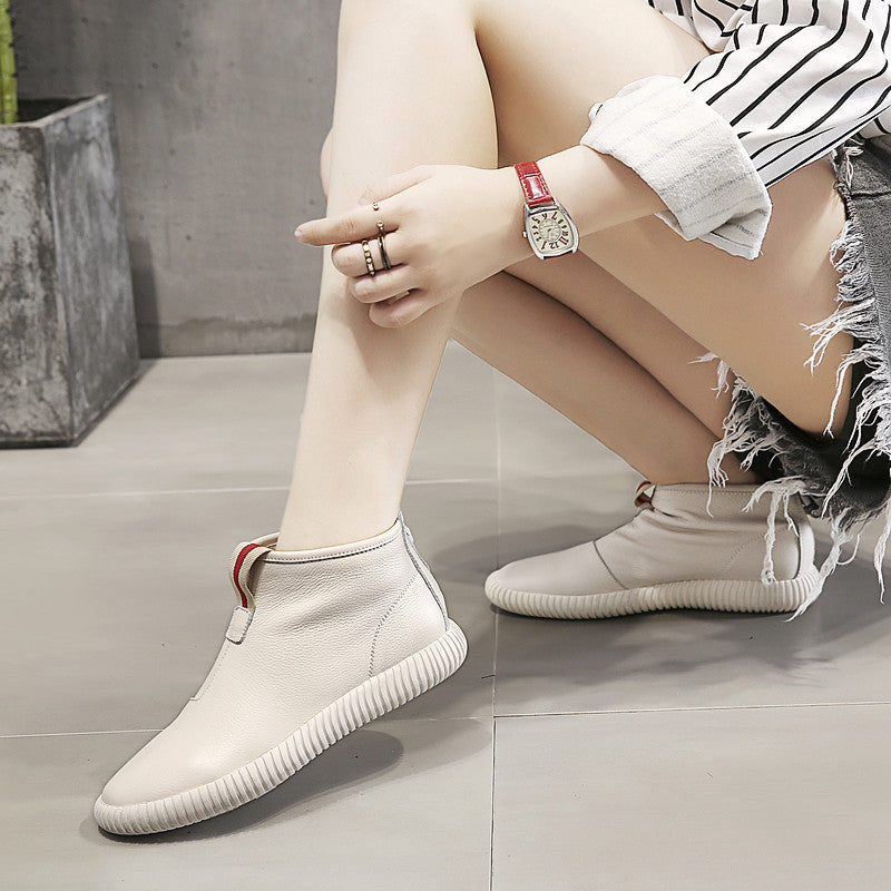 Women's Street Shot Autumn Short Flat Authentic Casual Shoes