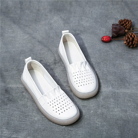 Women's Summer Hole Mom Handmade Maternity Hollow Sandals