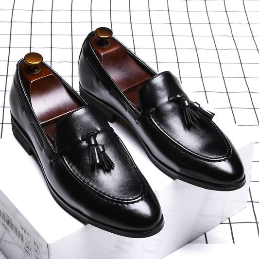 Men's Da Trendy British Pointed Slip-on Tassel Sneakers