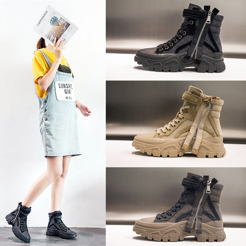 Women's Dr. Martens Korean Style Trendy Hip Hop Boots
