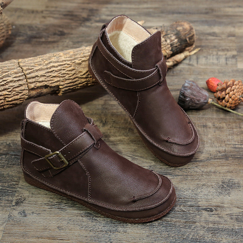 Women's Special Offer Artistic Vintage Martin Skirt Cotton Boots