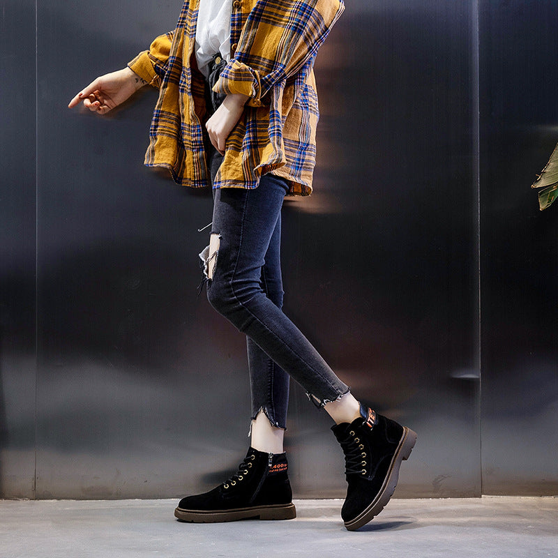 Women's Martin For Fashion Platform Lace Up Boots