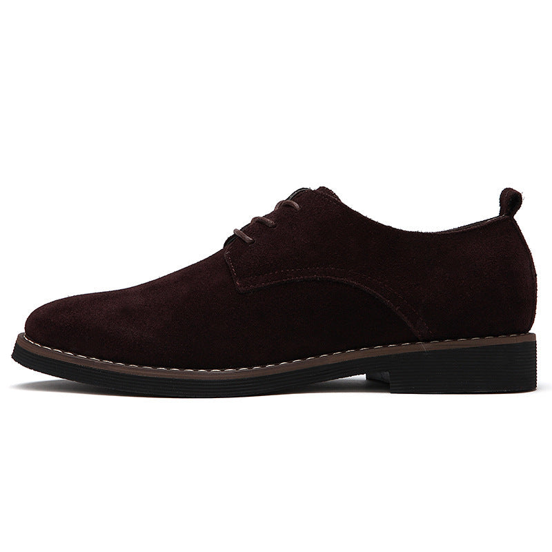 Men's Plus Size British Style Suede Fashion Men's Shoes