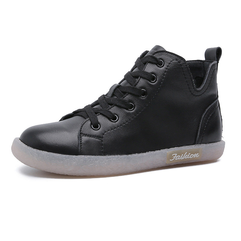 Women's & Men's Autumn Beef Tendon Soft Bottom Flat Men's Shoes