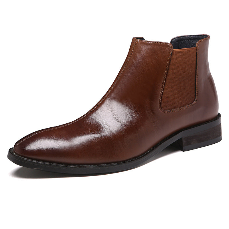 Men's Pointed Martin Trend Hair Stylist Chelsea Boots