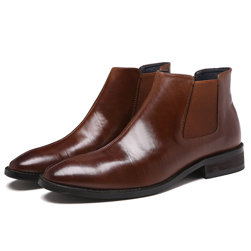 Men's Pointed Martin Trend Hair Stylist Chelsea Boots