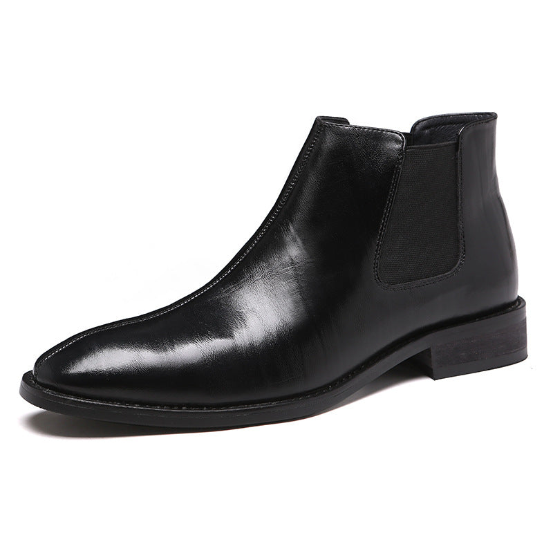 Men's Pointed Martin Trend Hair Stylist Chelsea Boots