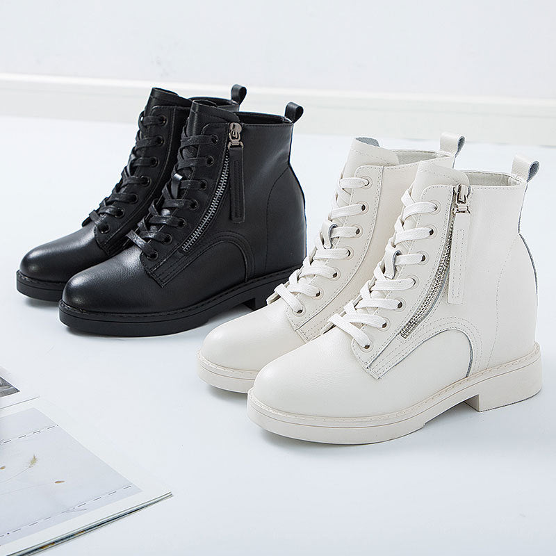 Women's British Style Side Zipper Autumn Chelsea Boots