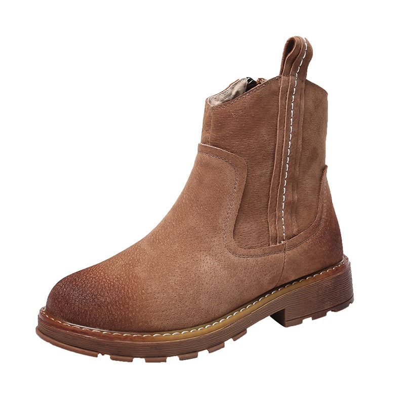 Women's Mori Mid Short Martin Autumn Retro Boots
