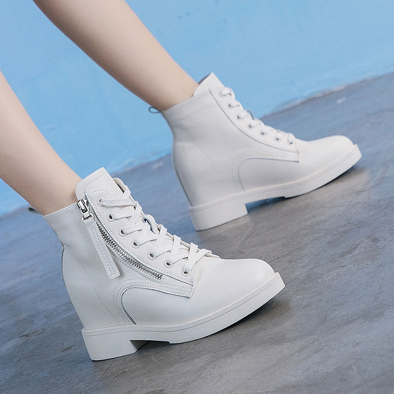 Women's British Style Side Zipper Autumn Chelsea Boots