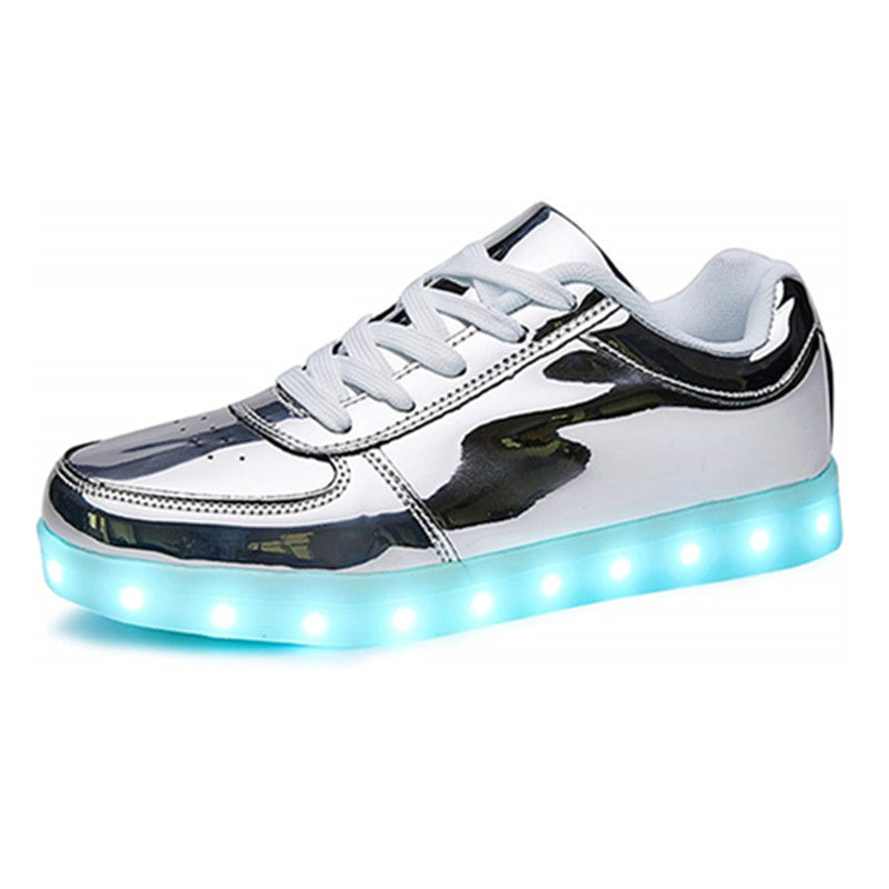 Women's & Men's Fashion Light Board Charging Casual Shoes