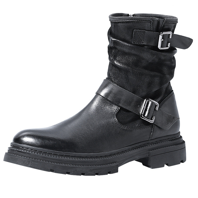 Men's Martin High Top British Style Chelsea Boots