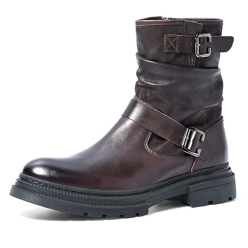 Men's Martin High Top British Style Chelsea Boots