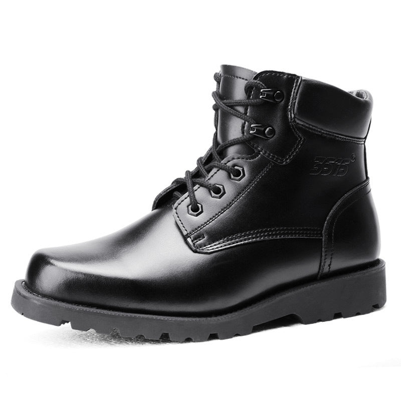 Men's Strong Combat Winter Warm Cotton Wool Boots
