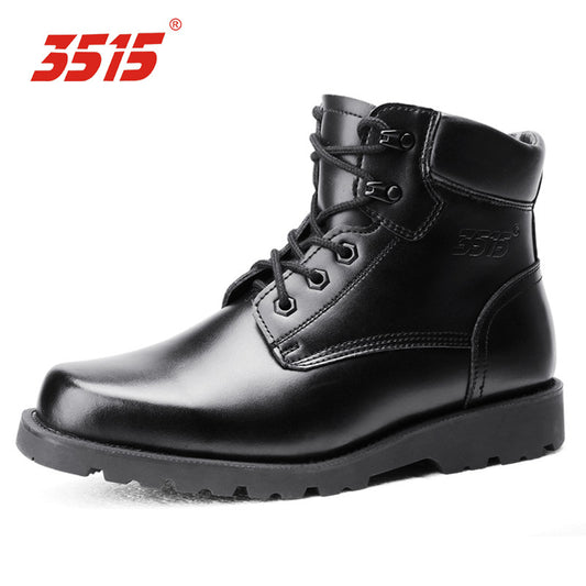 Men's Strong Combat Winter Warm Cotton Wool Boots