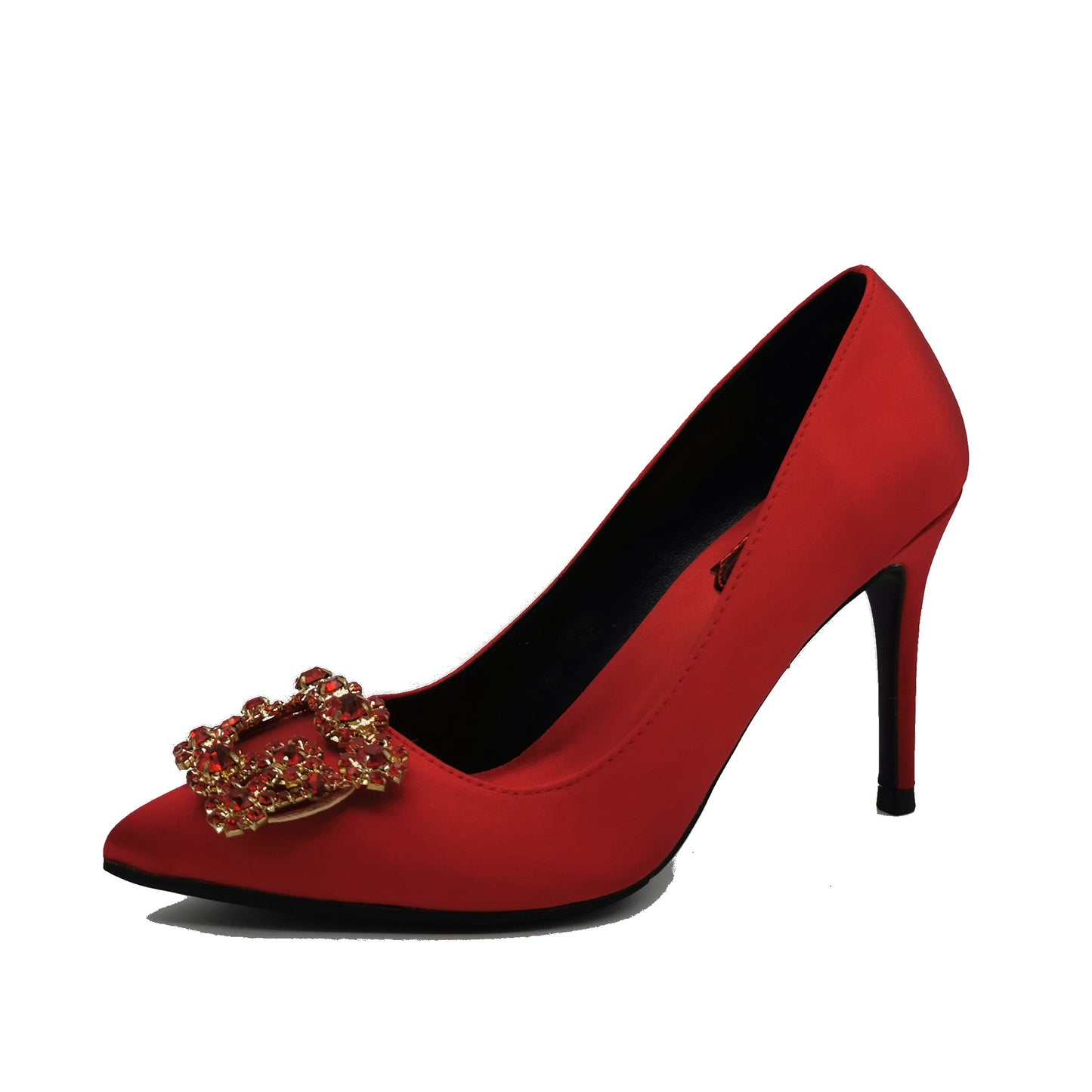 Women's Shallow Mouth High Sexy Stiletto Rhinestone Heels